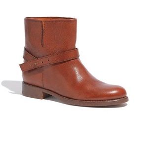 Madewell Biker Boot Cognac size 9